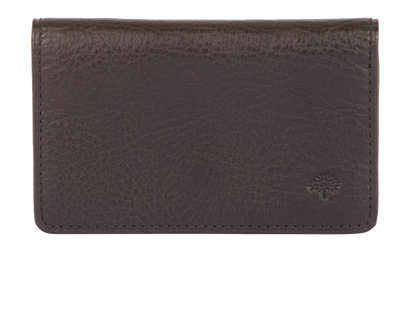 Mulberry Bi-Fold Card Holder, &pound;70, Accessories, Brown, Leather, Front view